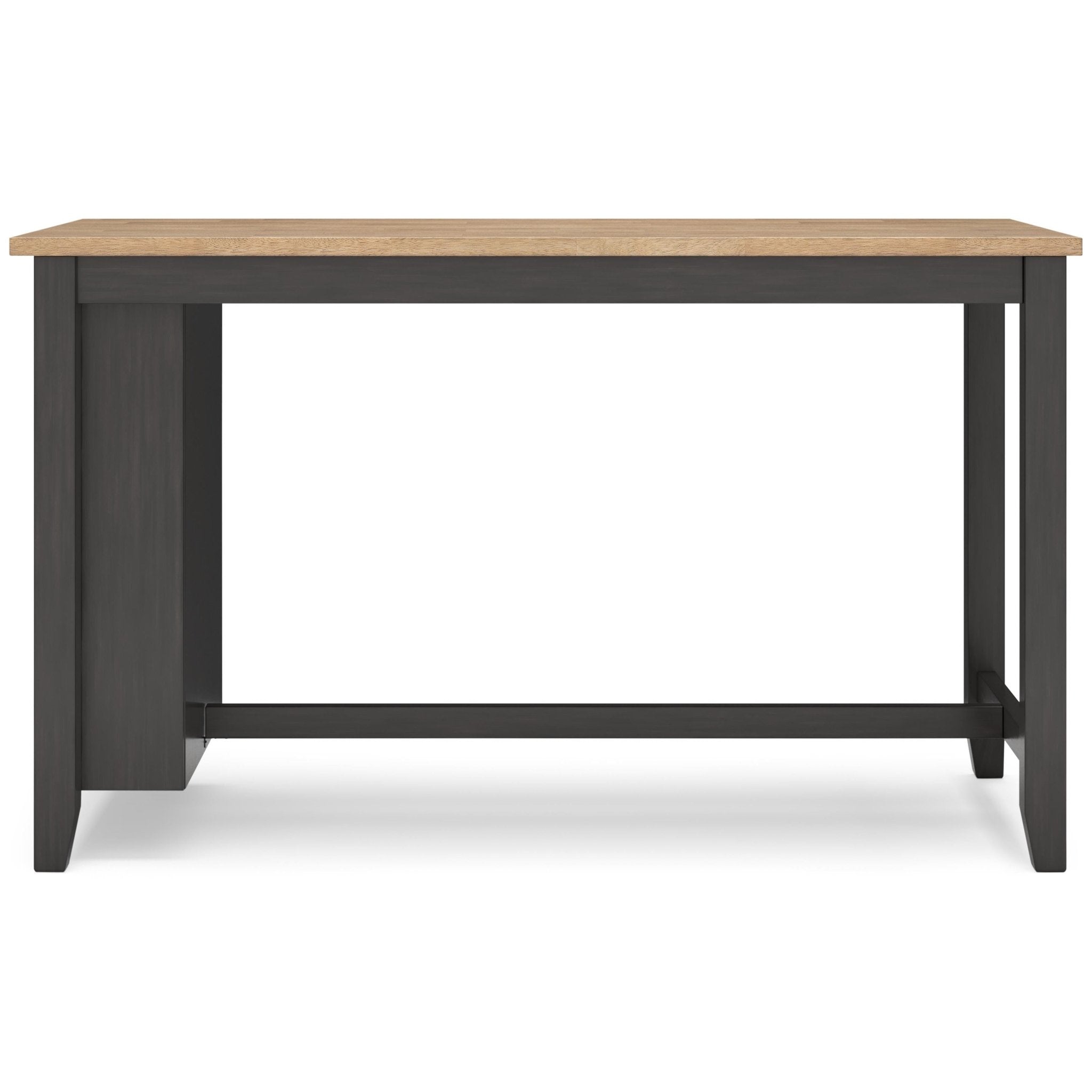 Gesthaven Counter Height Dining Table in Natural and Green - counter height dining table - Whats New Furniture Portland OR