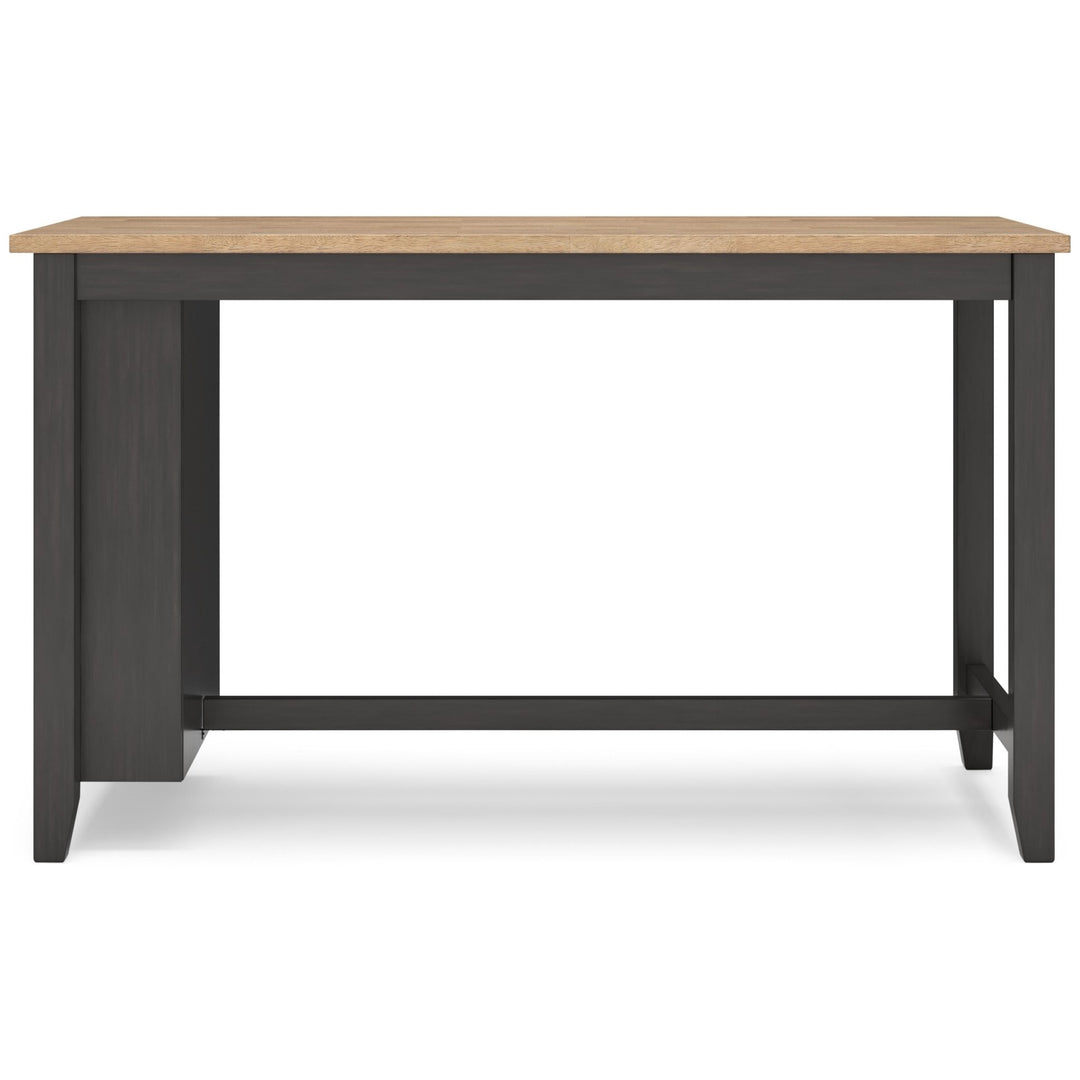 Gesthaven Counter Height Dining Table in Natural and Green - counter height dining table by Ashley - Whats New Furniture Portland OR