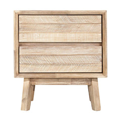 Gia 2 Drawer Nightstand in Light Driftwood - two drawer nightstand by LH Imports - Whats New Furniture Portland OR