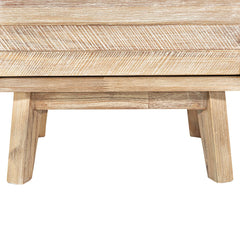 Gia 2 Drawer Nightstand in Light Driftwood leg detail - two drawer nightstand by LH Imports - Whats New Furniture Portland OR