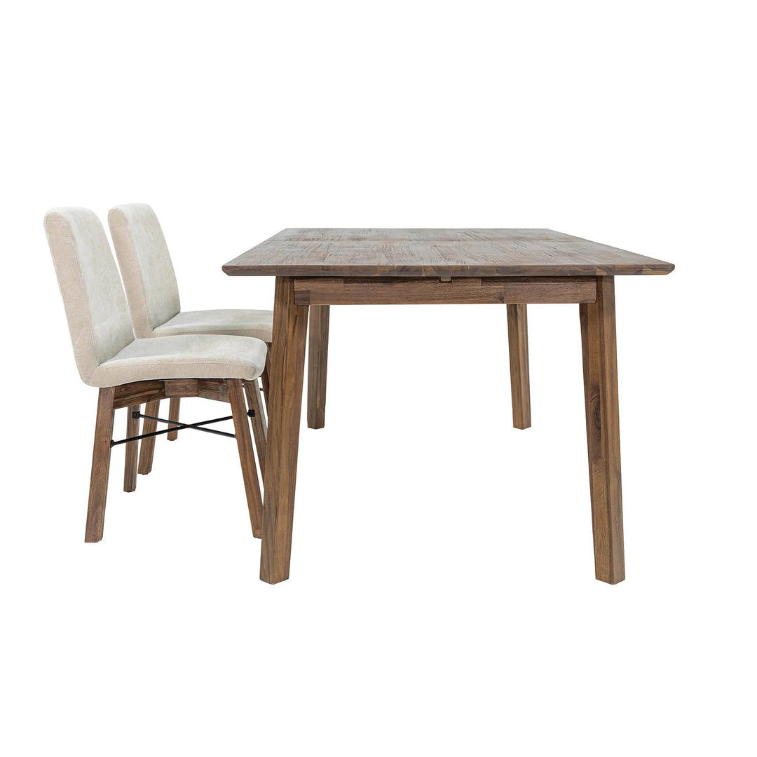 Gia Extension Dining Table 71"/102" detail view 8 - Whats New Furniture - Portland, Oregon