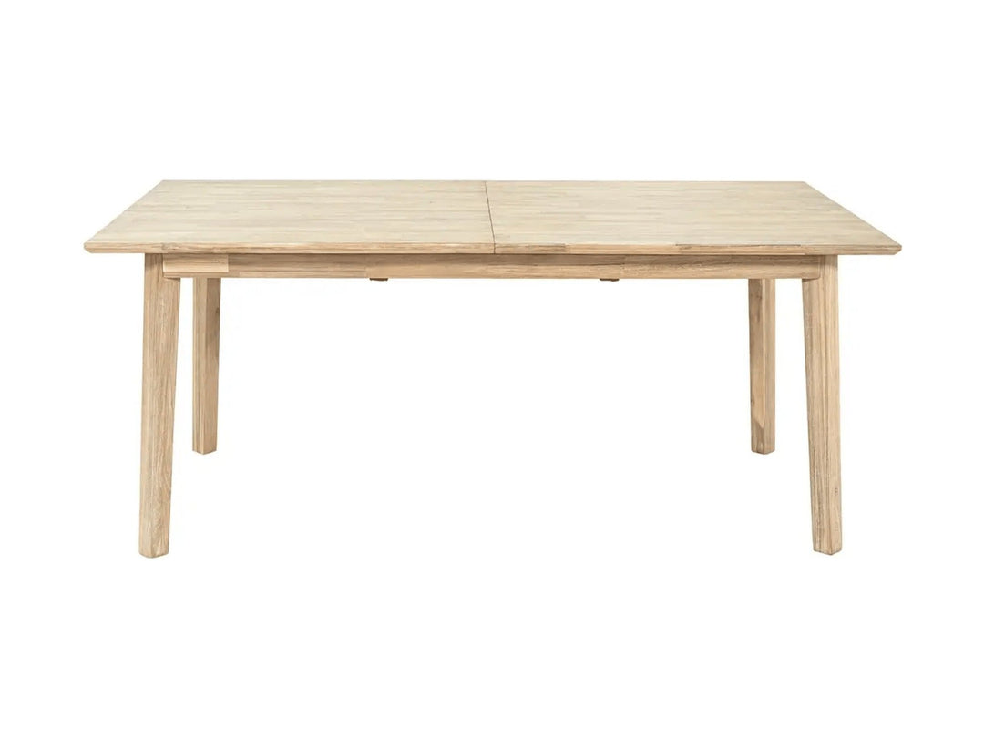 Gia Extension Dining Table in Light Driftwood - acacia extension dining table by LH Imports - Whats New Furniture Portland OR