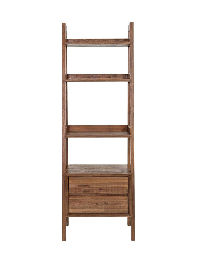 Gia Modular Bookcase in Warm Pecan - modular bookcase by LH Imports - Whats New Furniture Portland OR