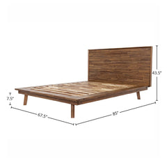 Gia Queen Bed Frame detail view 20 - Whats New Furniture - Portland, Oregon