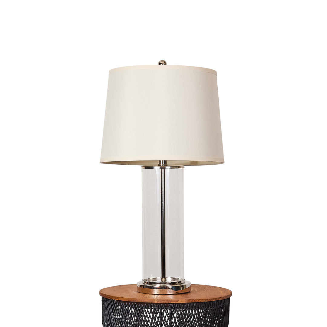 Glass Cylinder Lamp - What&