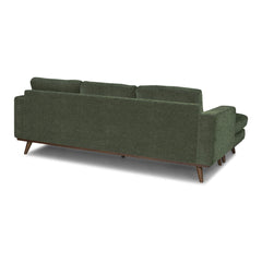 Glenwood Reversible Sectional in Ruby Walnut seat detail - reversible chaise sectional private label - Whats New Furniture Portland OR