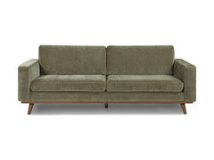 Glenwood Sofa in Moss Olive Green - velvet sofa private label - Whats New Furniture Portland OR