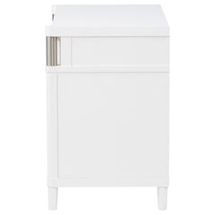 Gracemont 3-drawer Bedroom Nightstand Bedside Table White - What&