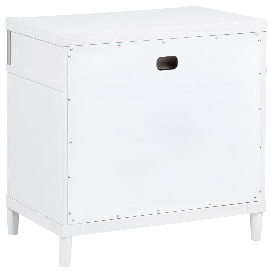 Gracemont 3-drawer Bedroom Nightstand Bedside Table White - What&