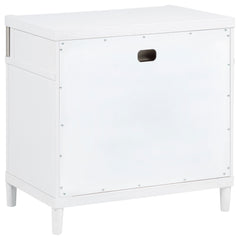 Gracemont 3-drawer Bedroom Nightstand Bedside Table White - What&