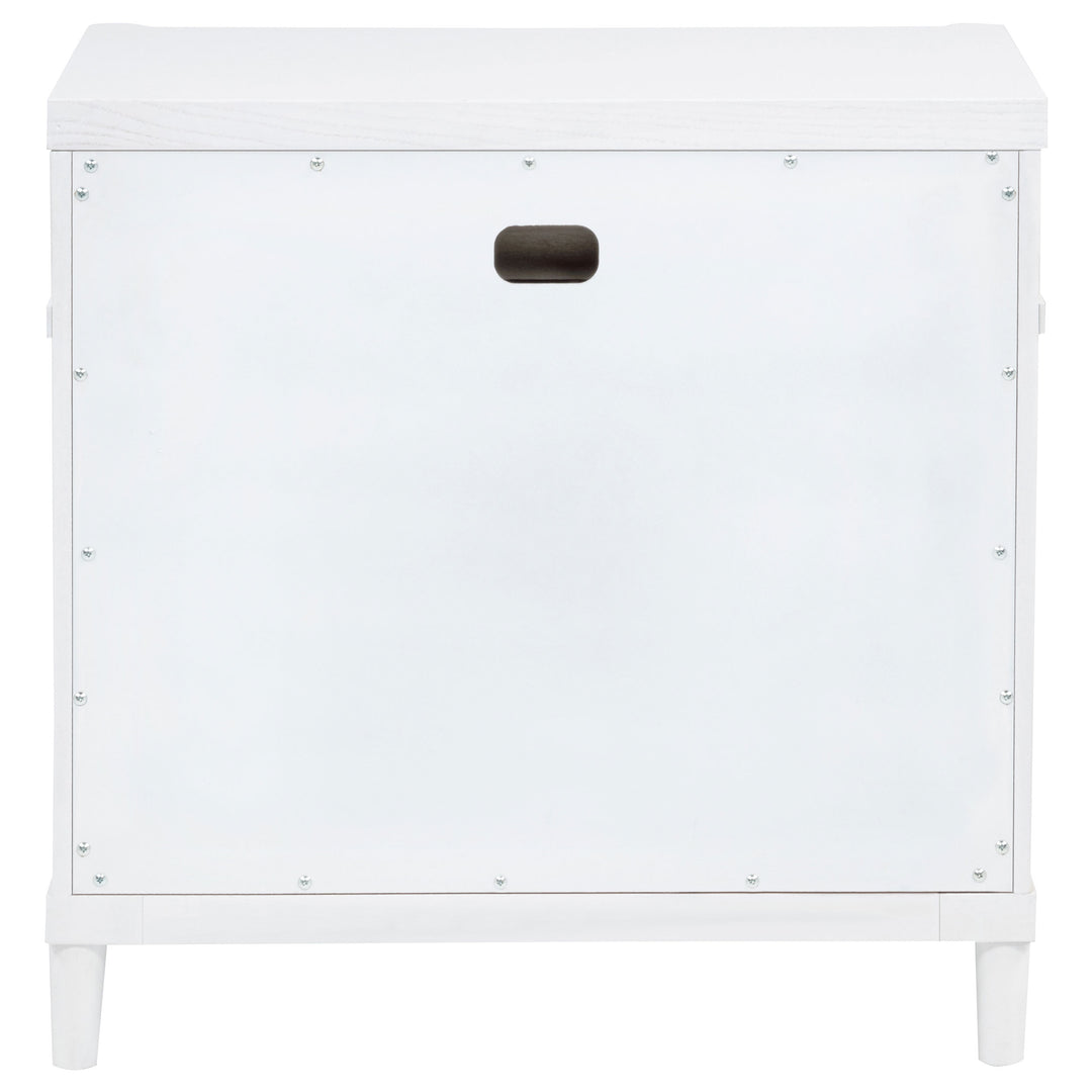 Gracemont 3-drawer Bedroom Nightstand Bedside Table White - What&