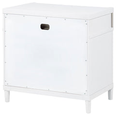 Gracemont 3-drawer Bedroom Nightstand Bedside Table White - What&