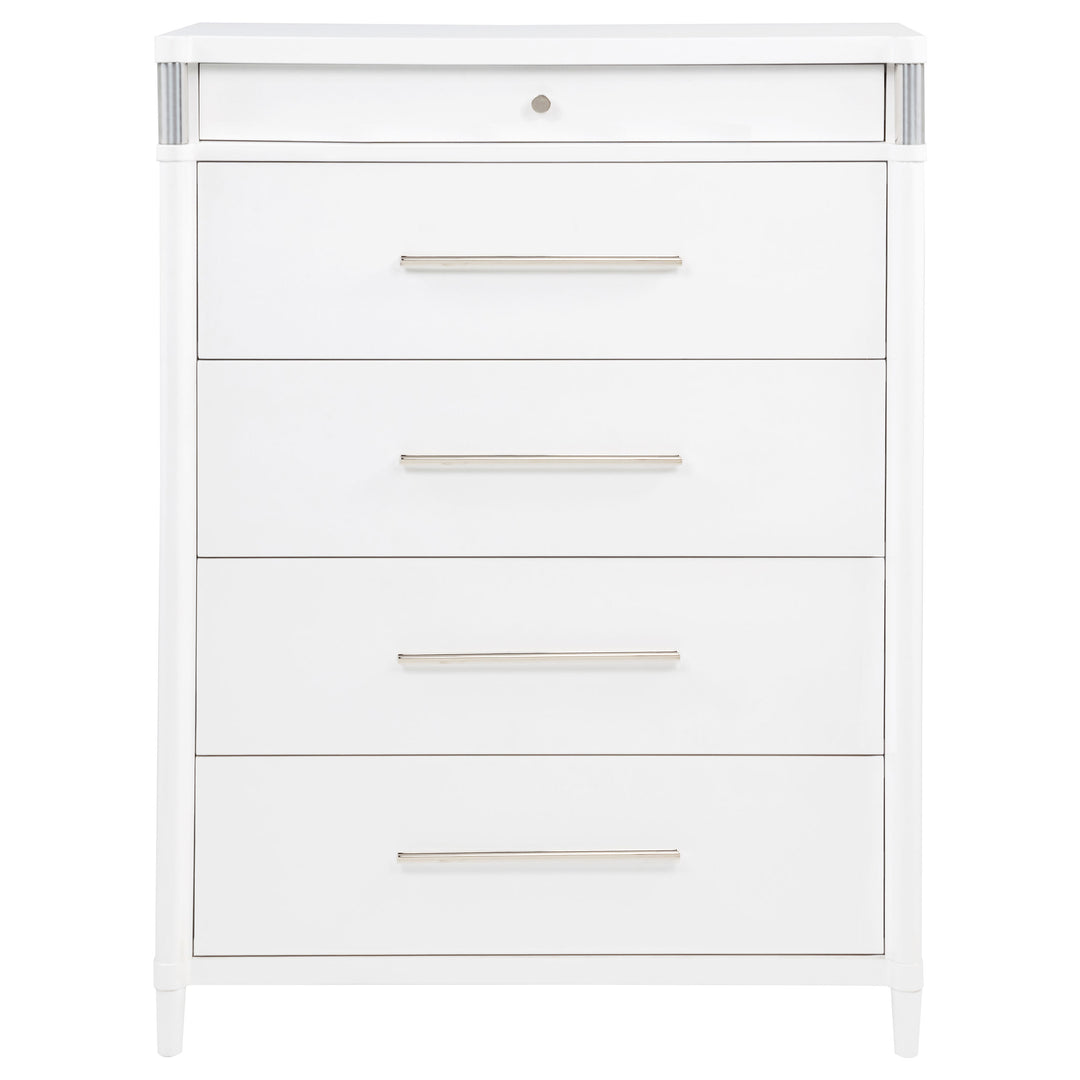 Gracemont 5-drawer Bedroom Chest of Drawers White - What&