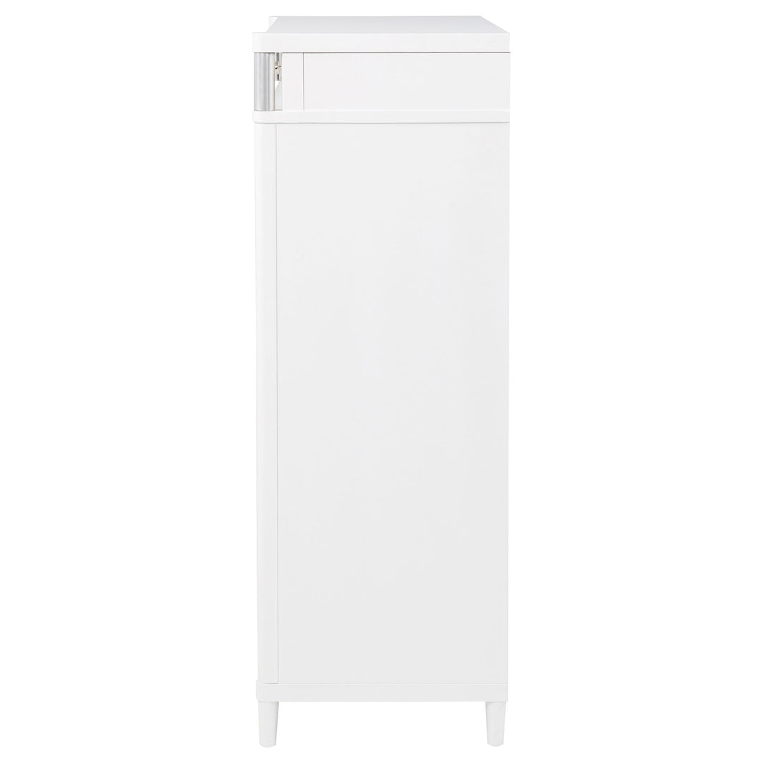 Gracemont 5-drawer Bedroom Chest of Drawers White - What&