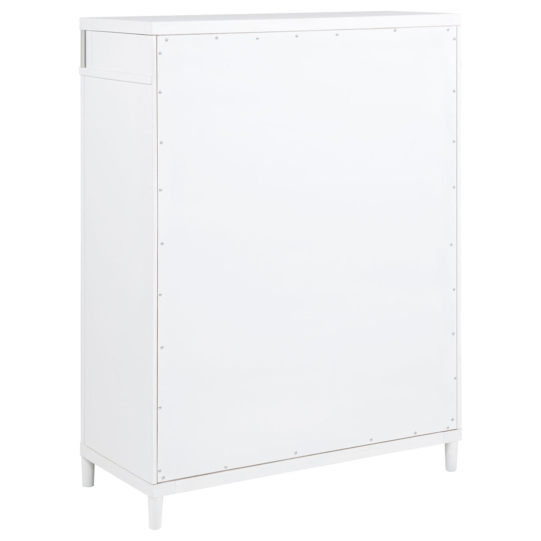 Gracemont 5-drawer Bedroom Chest of Drawers White - What&
