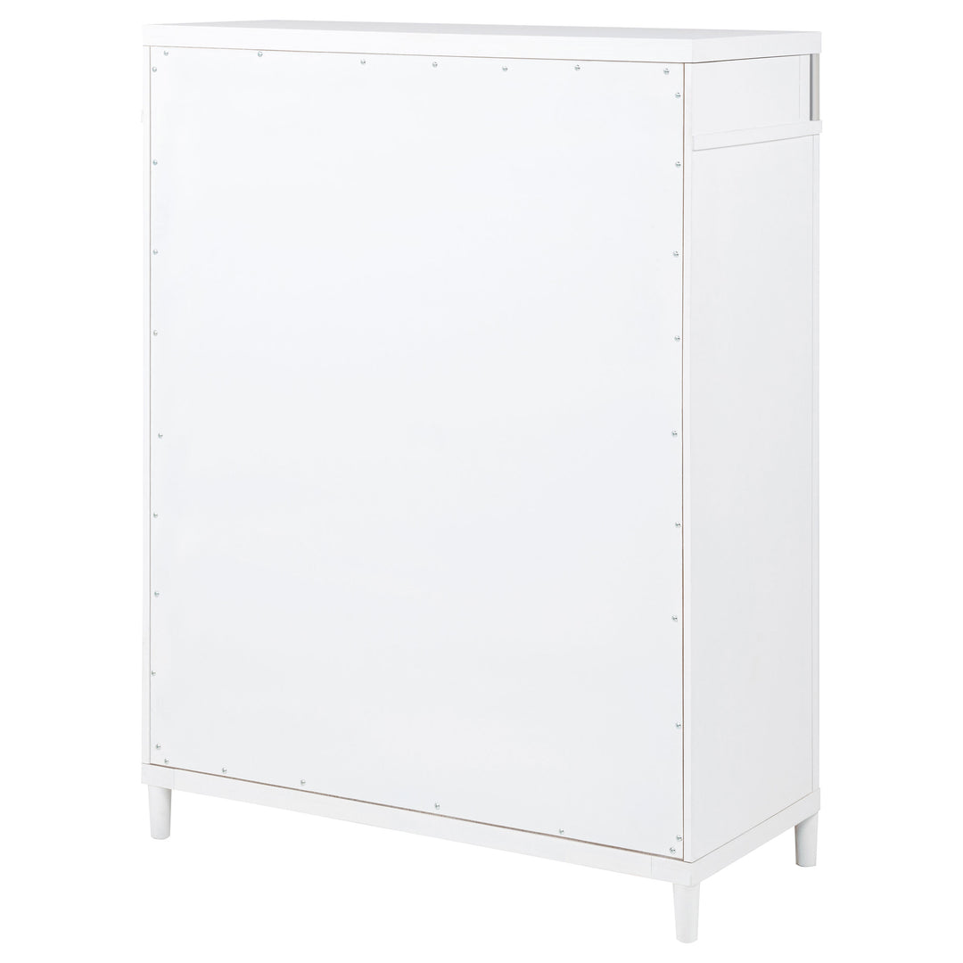 Gracemont 5-drawer Bedroom Chest of Drawers White - What&