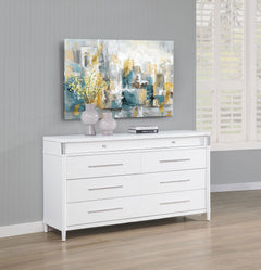 Gracemont 8-drawer Bedroom Dresser Cabinet White - What&