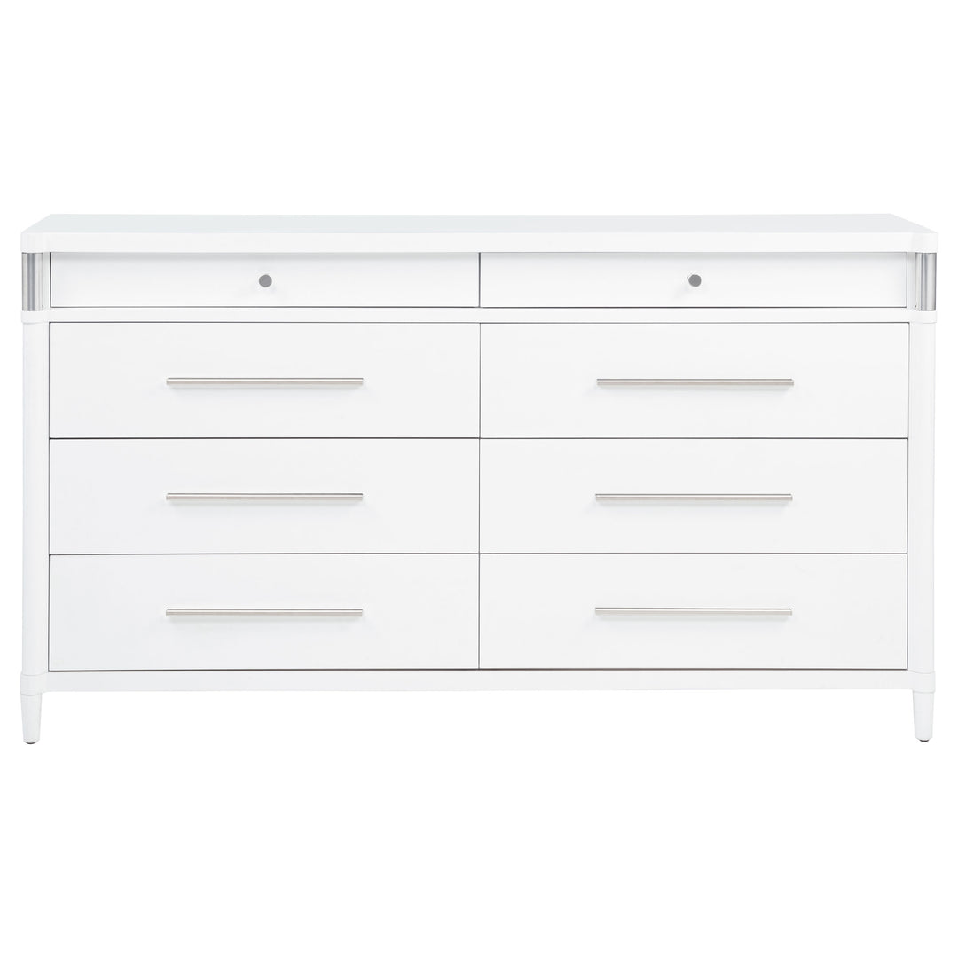 Gracemont 8-drawer Bedroom Dresser Cabinet White - What&