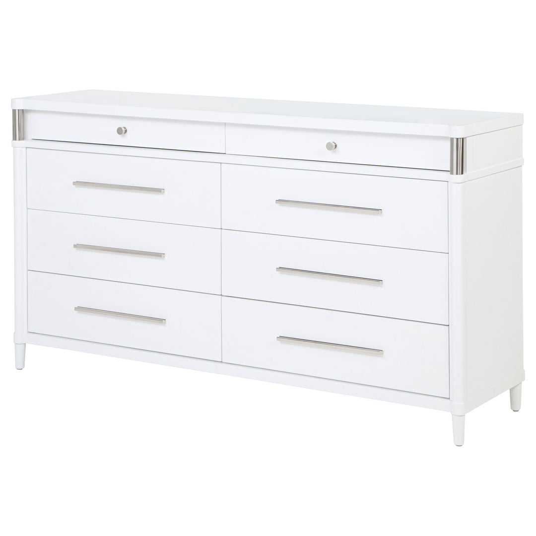 Gracemont 8-drawer Bedroom Dresser Cabinet White - What&