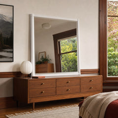 Gracemont Dresser Mirror White styled in Portland Ladd&