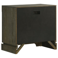 Gran Park 2-drawer Nightstand Bedside Table Dark Cocoa - What&