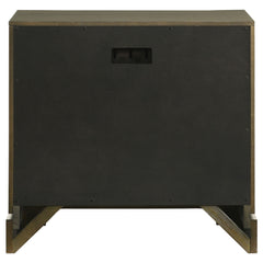 Gran Park 2-drawer Nightstand Bedside Table Dark Cocoa - What&