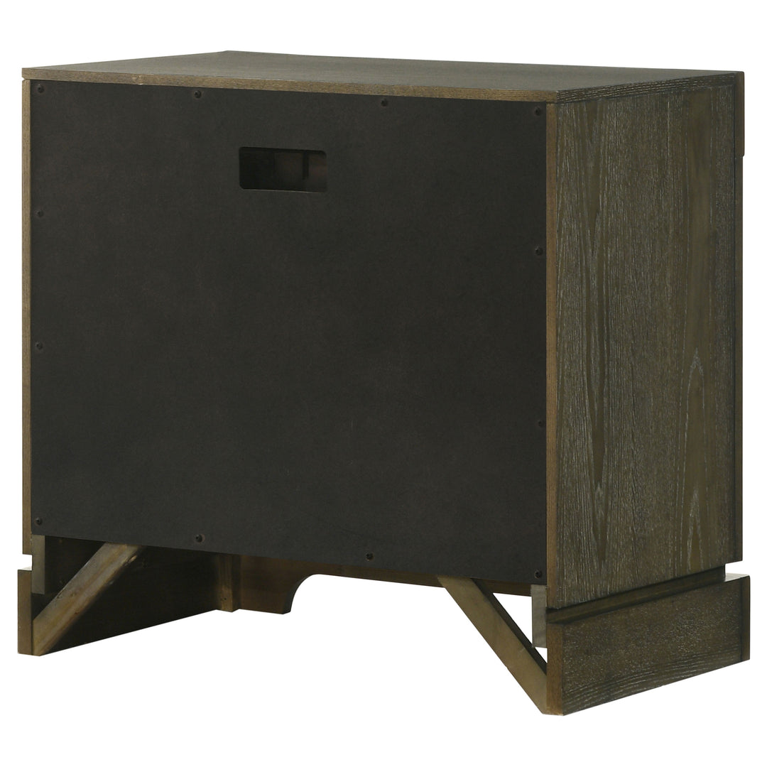 Gran Park 2-drawer Nightstand Bedside Table Dark Cocoa - What&