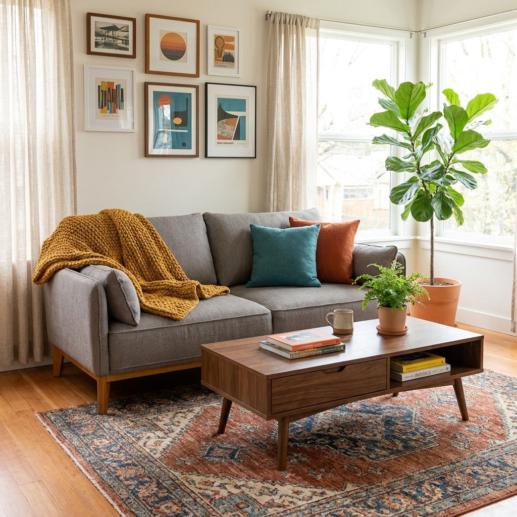 Grey Loveseat - view 5