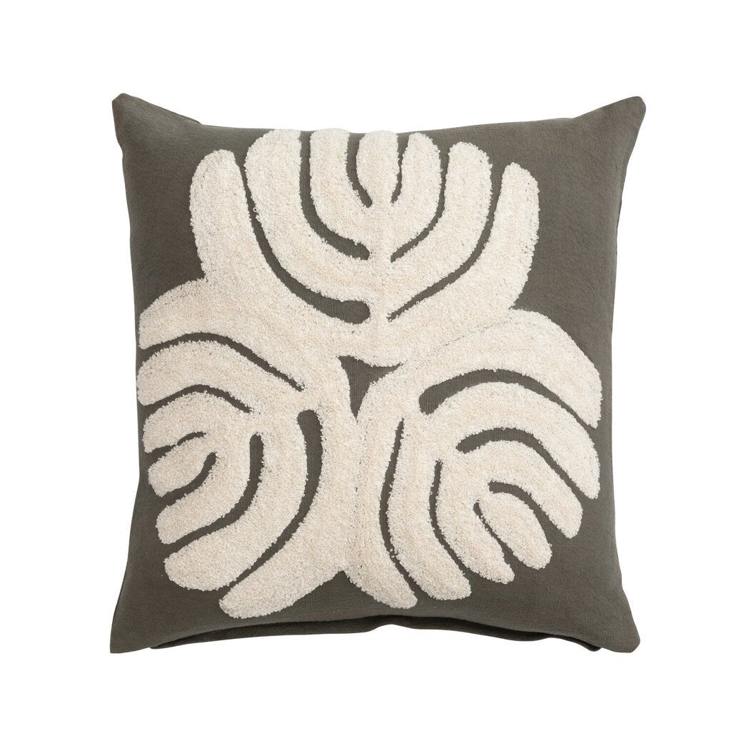 Cotton Slub Abstract Design Pillow - Whats New Furniture - Portland, Oregon
