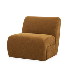 Grove Armchair in Mustard Olive top-down view - mid-century lounge armchair private label - Whats New Furniture Portland OR