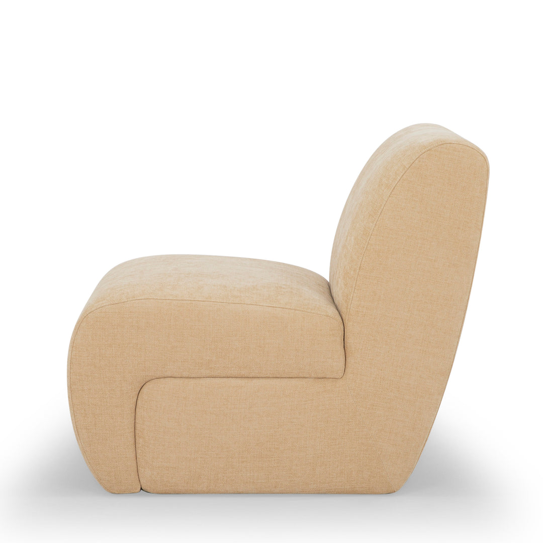 Grove Armchair in Mustard Olive view 15 - mid-century lounge armchair private label - Whats New Furniture Portland OR