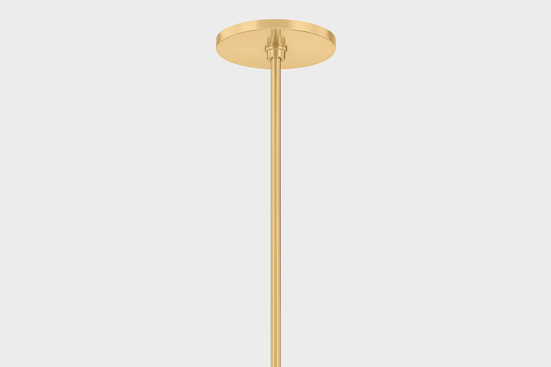 Natasha 6-Light Chandelier, Aged Brass by Mitzi - view 3