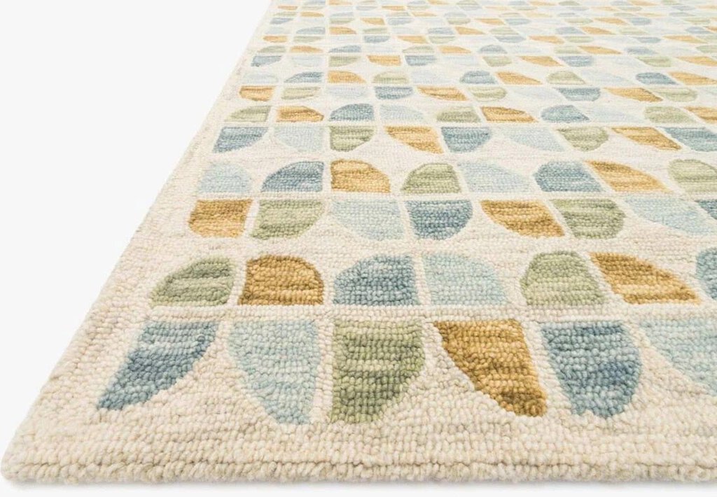 Hallu Rug in Ivory/Sky - What&