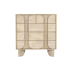 Haru 5 Drawer Chest in Sand Wash - five drawer chest by LH Imports - Whats New Furniture Portland OR