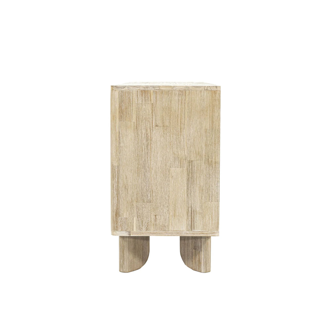Haru 6 Drawer Dresser in Sand Wash side view - six drawer dresser by LH Imports - Whats New Furniture Portland OR