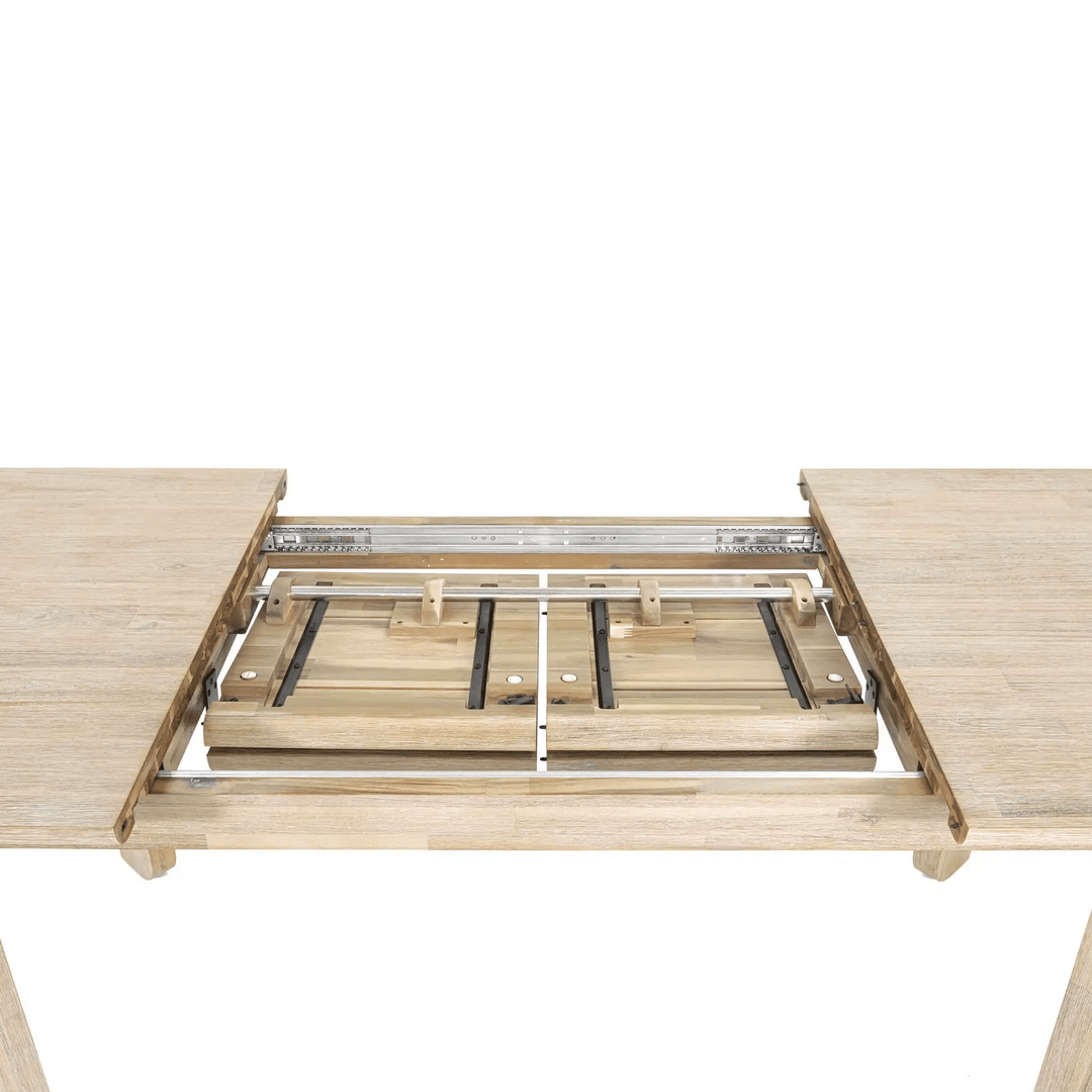 Haru Extension Dining Table detail view - Whats New Furniture - Portland, Oregon