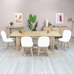 Haru Extension Dining Table detail view 11 - Whats New Furniture - Portland, Oregon