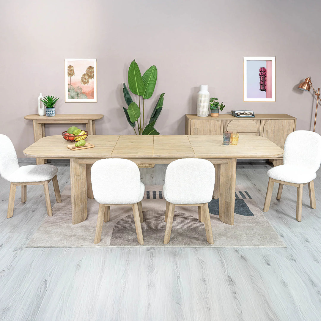 Haru Extension Dining Table detail view 12 - Whats New Furniture - Portland, Oregon