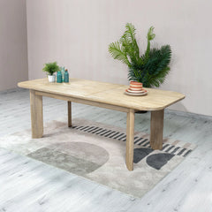 Haru Extension Dining Table detail view 7 - Whats New Furniture - Portland, Oregon