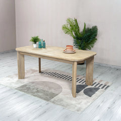 Haru Extension Dining Table detail view 6 - Whats New Furniture - Portland, Oregon
