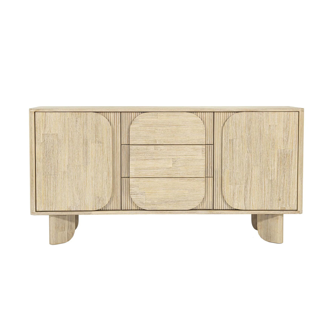 Haru Sideboard in Sand Wash - acacia sideboard by LH Imports - Whats New Furniture Portland OR