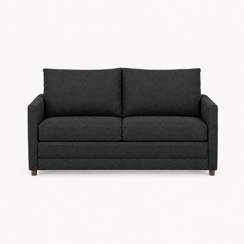 Haven Loft Sofa by Stanton in Paradigm Smoke, front view - Whats New Furniture Portland OR