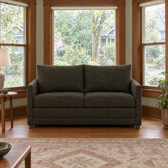 Haven Loft Sofa in Zoos Java — styled Portland living room - Whats New Furniture Portland OR
