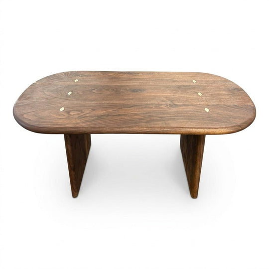 Walnut Mid-Century Coffee Table - consignment furniture Portland