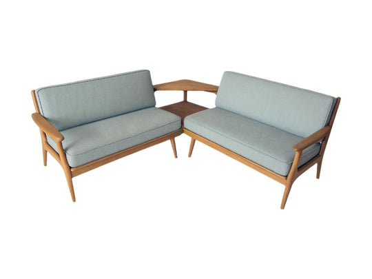 Vintage Mid-Century Modern Sectional w/ Table | What&