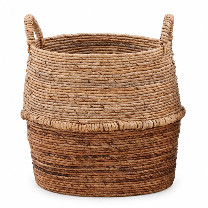 Hickory Basket, Large front view on a white studio background - Dovetail - Whats New Furniture Portland OR