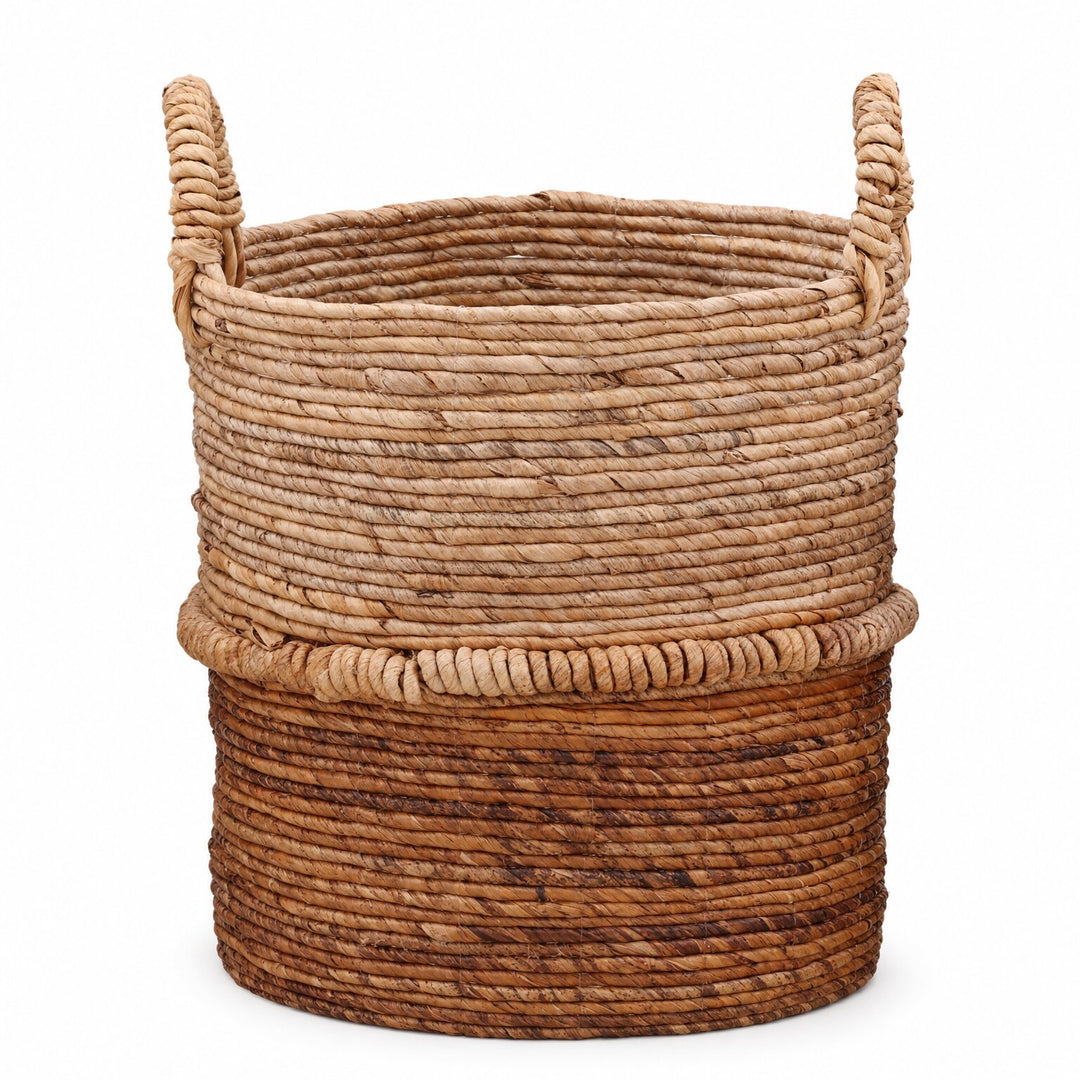 Hickory Basket, Medium front view on a white studio background - Dovetail - Whats New Furniture Portland OR