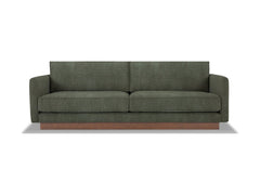 Highland Sofa in Canna Forest Green - mid-century sofa private label - Whats New Furniture Portland OR