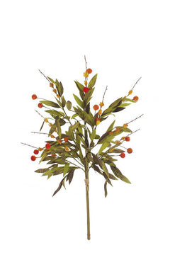 Faux Holly Berry Sprig, 36-Inch Stem — view 4