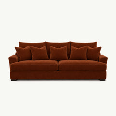 Horizon Sofa in Marquis Rust - studio front view - Stanton - Whats New Furniture Portland OR